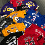 McGRADY # 1 MAGIC Black Mitchell Ness Retro Jerseys