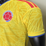 2026/27 Colombia Home Yellow Player Version Soccer Jersey
