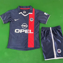 2001/02 PSG Home Retro Kids Soccer Jersey