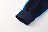 2025 NK~ Blue Hoody Zipper Jacket