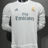 2015/16 RM Home Retro Long Sleeve Player Version Jersey 球员版