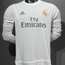 2015/16 RM Home Retro Long Sleeve Player Version Jersey 球员版