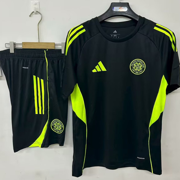 2025/26 Celtic Black Training Jersey (A Set)