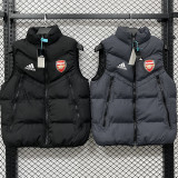 2026/27 ARS Black Cotton Vest Jacket  J3306 黑色