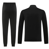 2025 M Utd Black Jacket Tracksuit