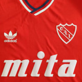 1989/1990 Atlético Independiente Home Red Retro Soccer Jersey