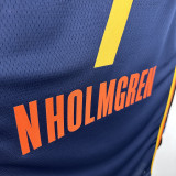 2025 KC Thunder HOLMGREN #7 Black City Edition NBA Jerseys
