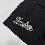 2025 Jordan Black Pure Cotton Fabric Casual Short Pants M19