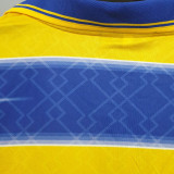 1998/99 Parma Home Yellow Retro Soccer Jersey