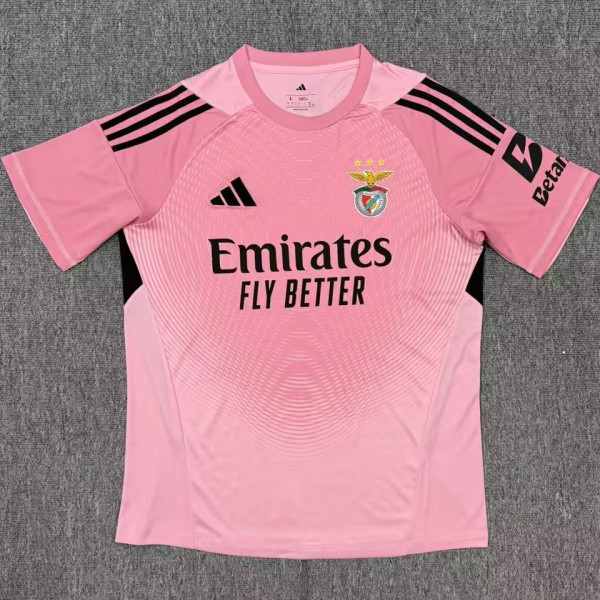2025/26 Benfica Pink Red GK Soccer Jersey