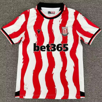 2025/26 Stoke City Home Red Fans Soccer Jersey