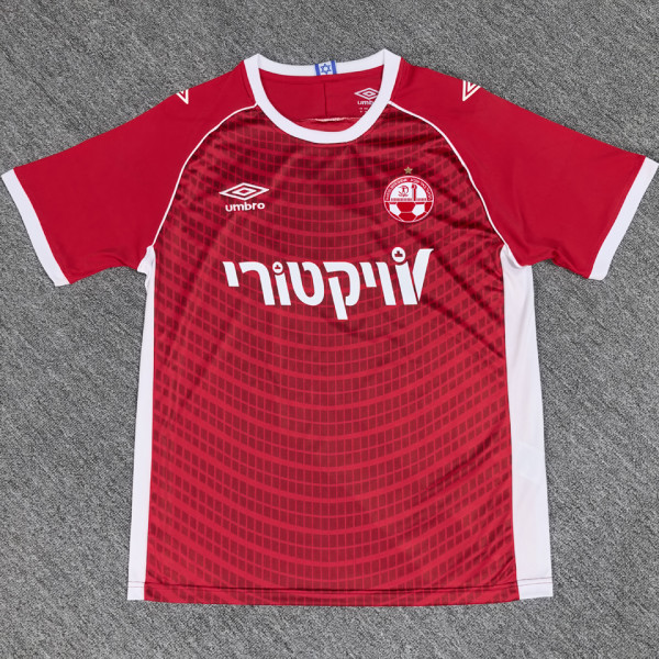 2025/26 Hapoel Beer Sheva Home Red Fans Soccer Jersey 贝尔谢巴工人