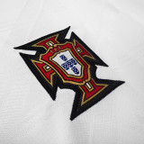 1992/94 Portugal Away White Retro Soccer Jersey