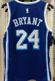 LA Lakers Bryant # 24 Blue NBA Jerseys Hot Pressed