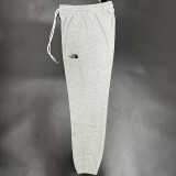 2025 TNF Grey Pure Cotton Sports Trousers Zipper style