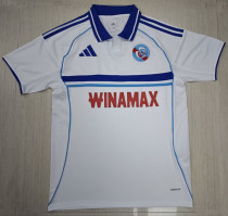 2025/26 Strasbourg Away White Fans Soccer Jersey 斯特拉斯堡