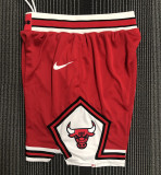 Bulls Red NBA Pants