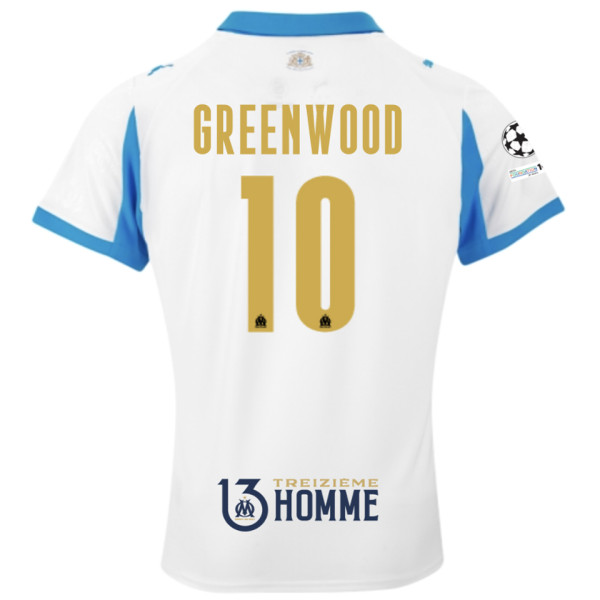 GREENWOOD #10 MS 1:1 Quality Home Fans Soccer Jersey 2025/26 (UCL Font 欧冠体 ) （Have TREIZIEME HOMME 带号下广告 ）★★