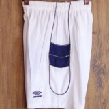 2000 M Utd White Retro Shorts Pants