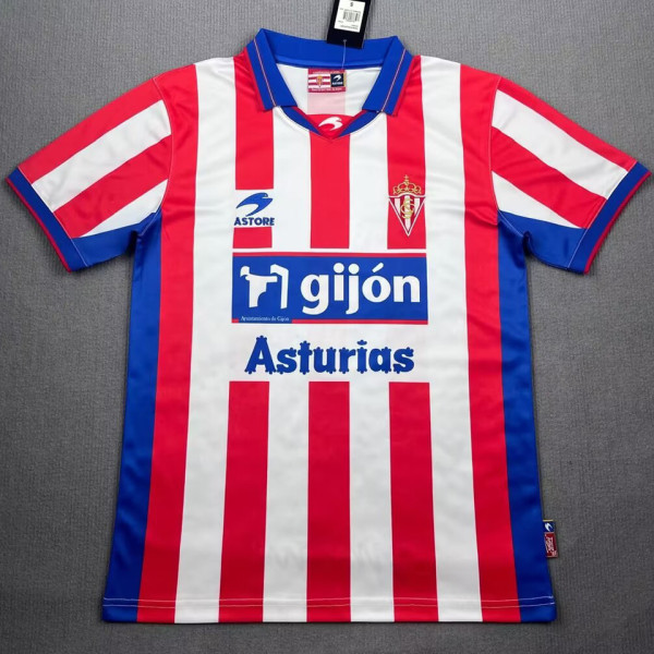 2001/02 Gijon Home Retro Soccer Jersey