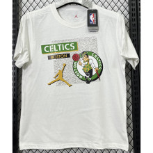 2025 Celtic Jordan White High Quality Casual T-Shirt  T196