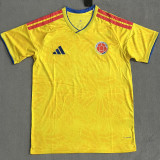2026/27 Colombia Home Yellow Fans Soccer Jersey