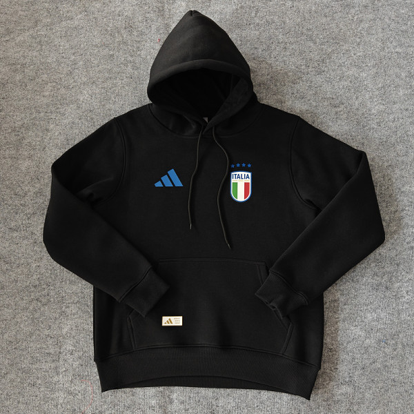 2025 Italy Black Hoody 硅胶