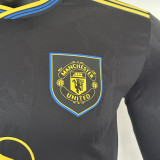 2025/26 M Utd Third Player Version Long Sleeve Soccer Jersey