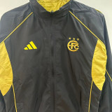 2025/26 AD x EQUIPOFC Gold And Black Reversible Windbreaker 双面 带AD