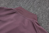 2025/26 M Utd Grey Purple Jacket Tracksuit