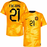 2022/23 NL1:1 Quality Home Orange Fans Soccer Jersey