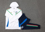 2025 Italy White Hoody Zipper Jacket