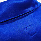 1984 France Home Blue Retro Soccer Jersey