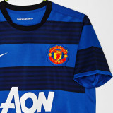 2011/2012 M Utd Away Blue Retro Soccer Jersey