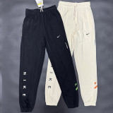 2025 Nk~ Black Pure Cotton Sports Trousers Zipper style