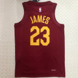 Cleveland JAMES #23 Red NBA Jerseys