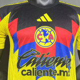 2025/26 Club America Home Player Version Soccer Jersey 背后广告黑色