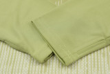 2025 Nk~ Green Sweater Tracksuit