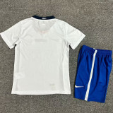 2008/09 M Utd Away White Retro Kids Soccer Jersey