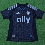 2025/26 Charlotte Away Black Player Version Soccer Jersey夏洛特