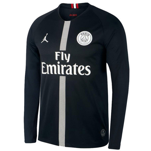 2018/19 PSG JD Black Long Sleeve Soccer Jersey