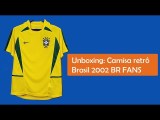 2002 Brazil Home Yellow Retro Soccer Jersey