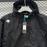 2026/27 DESCENTE Black Outdoor Windbreaker  Y003