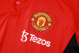 2025  M Utd Red POLO Training Tracksuit