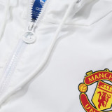 2023/24 M Utd White Windbreaker