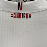 2024/25 Sao Paulo 1:1 Home White Fans Soccer Jersey