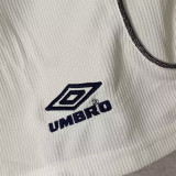 2000 M Utd White Retro Shorts Pants