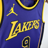 2025 Lakers JAMES JR. #9 Blue NBA Jerseys 热压
