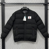 2026/27 Jordan Flight Black Baseball Cotton Windbreaker Jacket BQ7706  红标