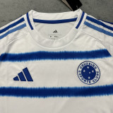 2025/26 Cruzeiro Away White Women Soccer Jersey 女